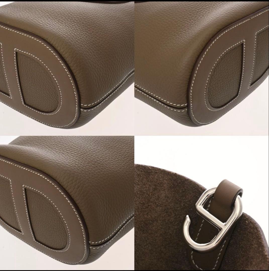 【正規品】　エルメス インザループ 18 シルバー 金具　エトゥープ