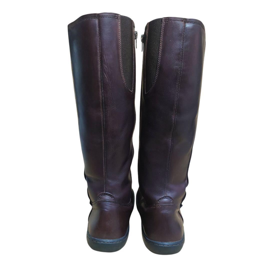 ビルケンシュトック ファーミントン レザー ロングブーツ サイドジップ 39