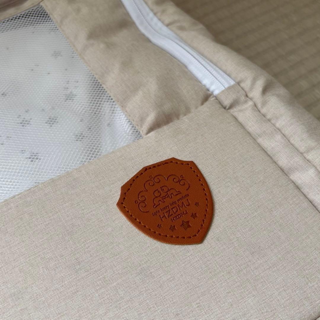 【美品】2025年最新モデル HZDMJ ベビーベッド カーキ