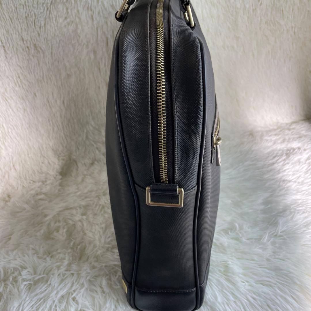 美品 ダンヒル ビジネスバッグ ブリーフケース 2way PVC レザー A4可