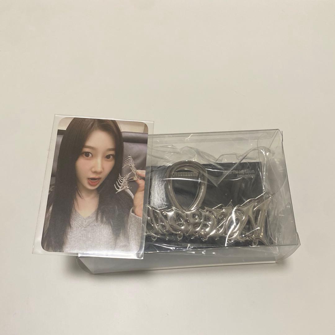 aespa ジゼル Armageddon ヘアクリップ トレカ