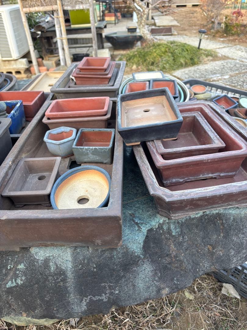 陶器製盆栽鉢セット多数(大小200点以上) ※引き取り限定　まとめ売り