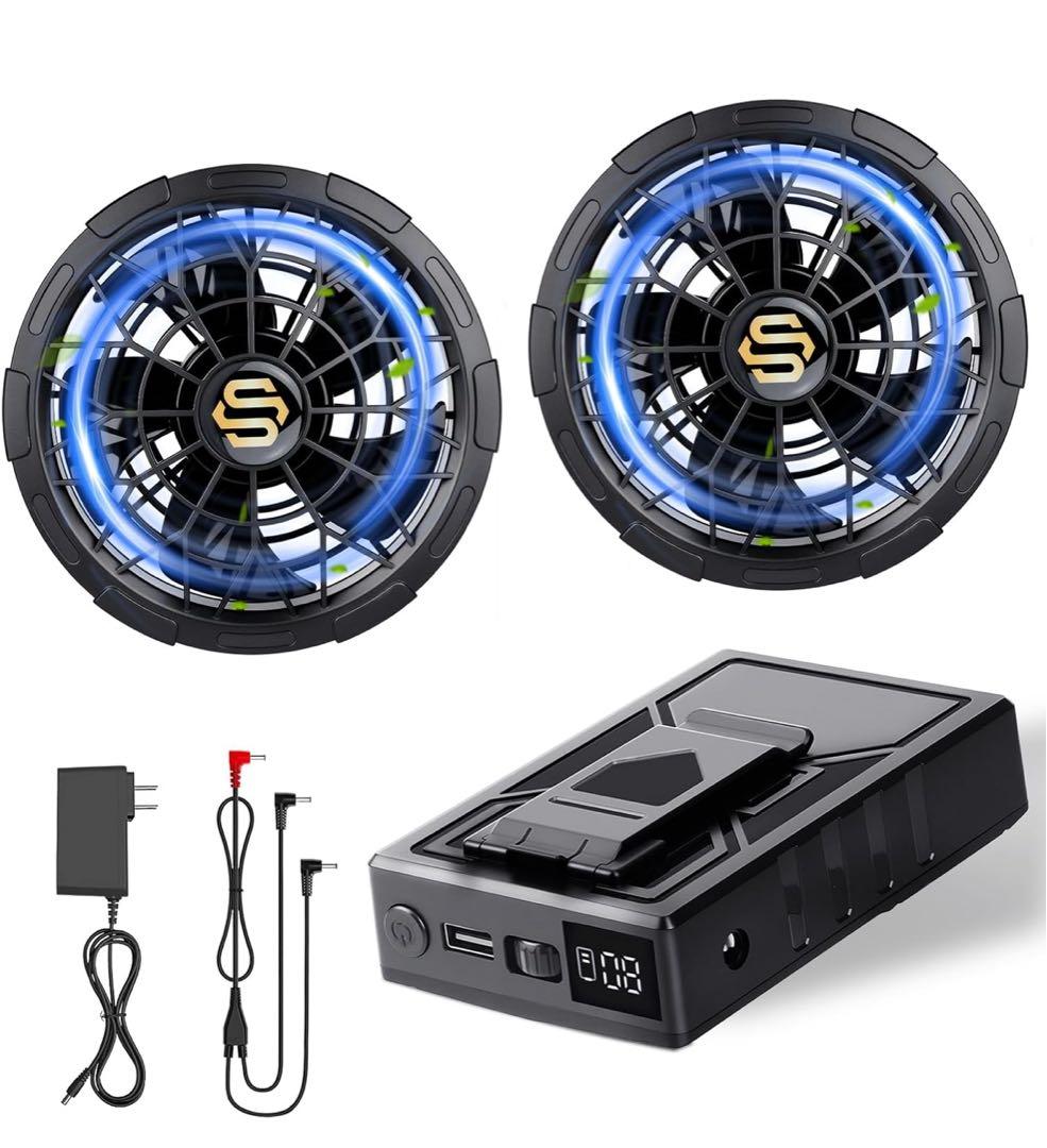 新品　空調服 ファンバッテリーセット 30V 24000mAh大容量　熱中症対策