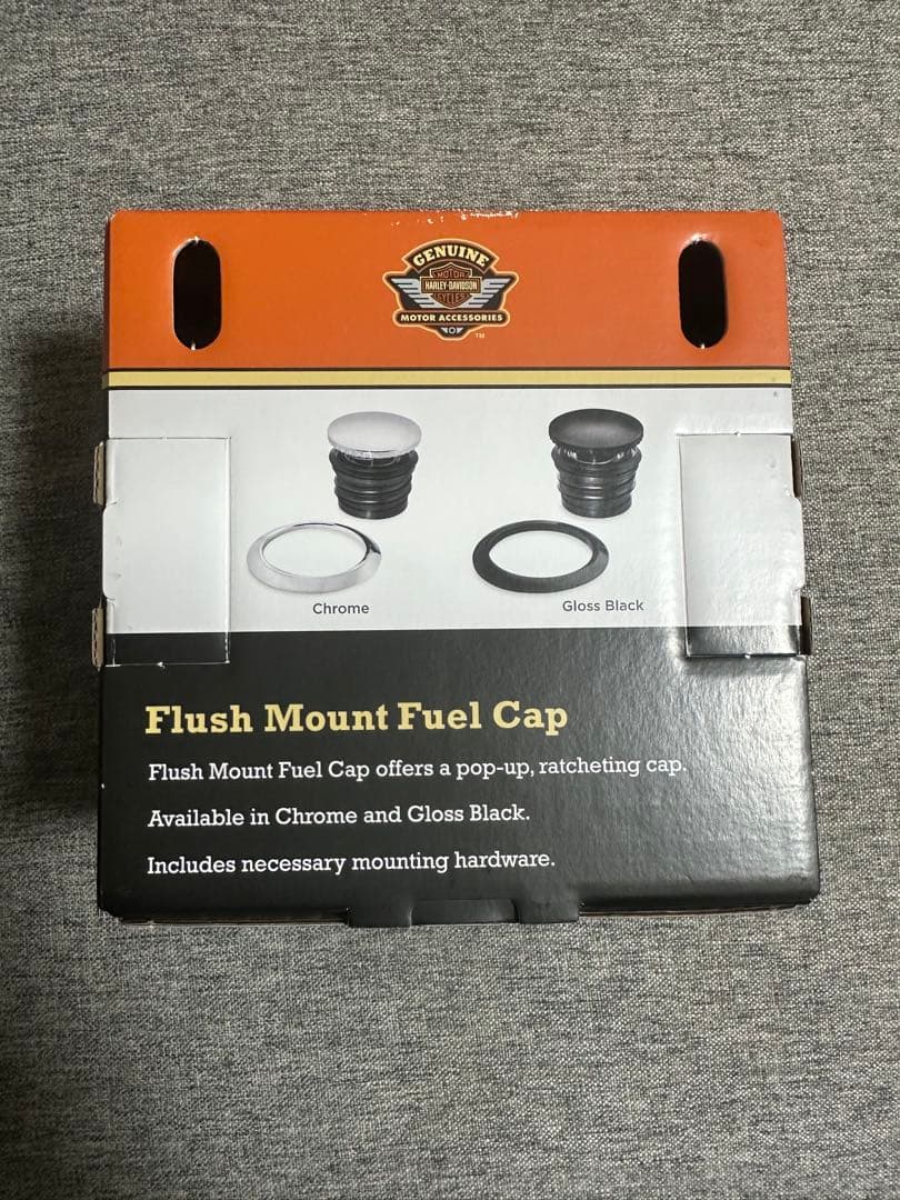 フラッシュマウント燃料キャップ ブラック