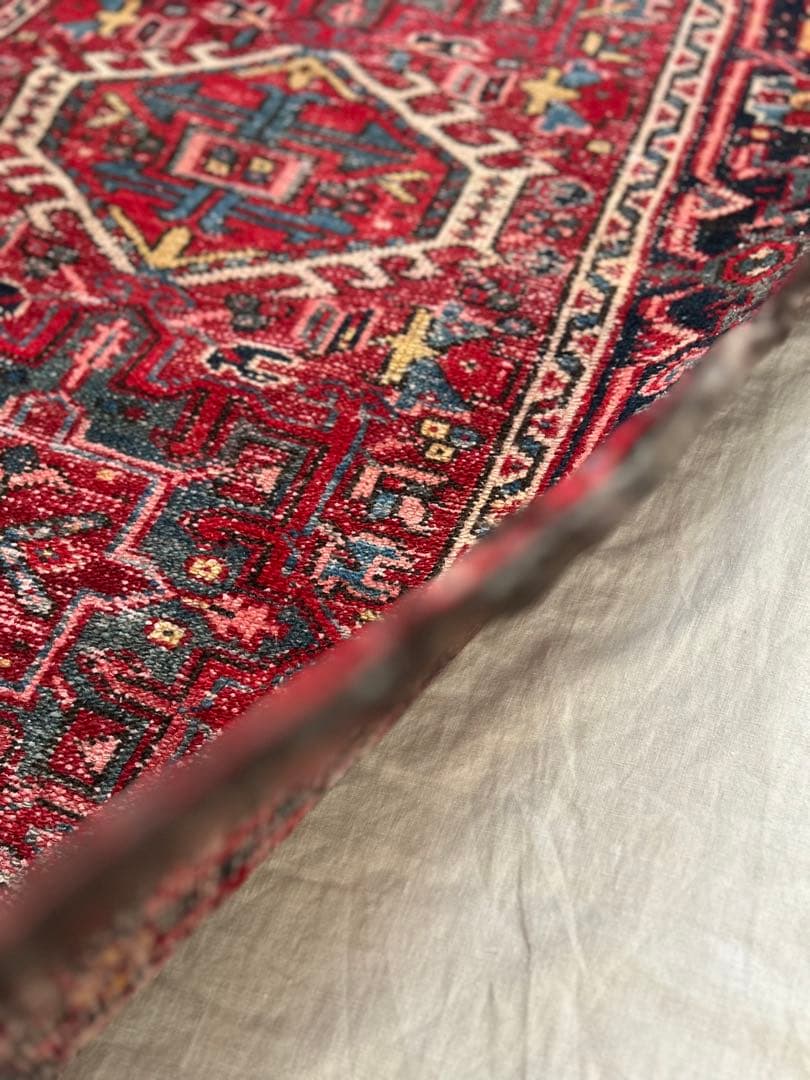 アンティーク手織りラグ