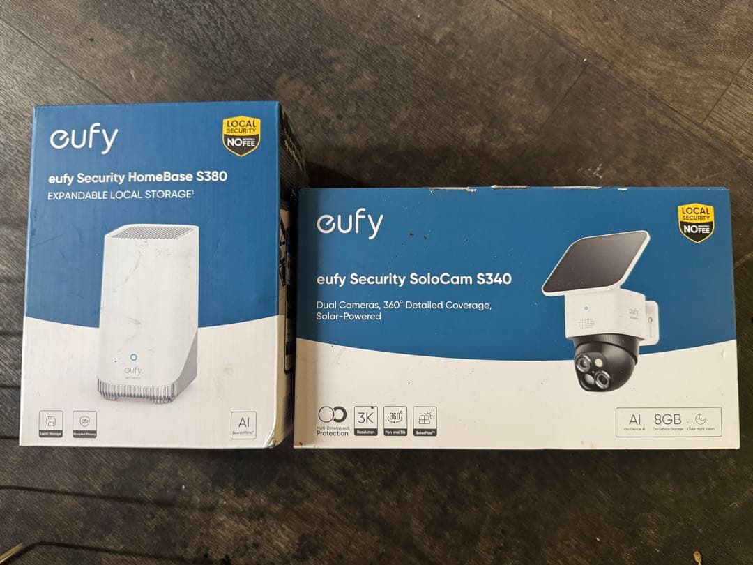 防犯カメラ eufy Security BaseS380 & SoloCamS340