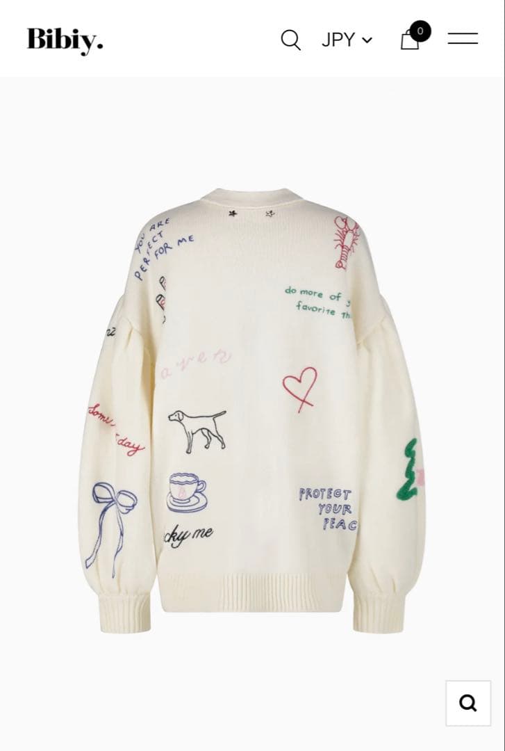 【新品】Bibly. B. UNIVERSE CARDIGAN