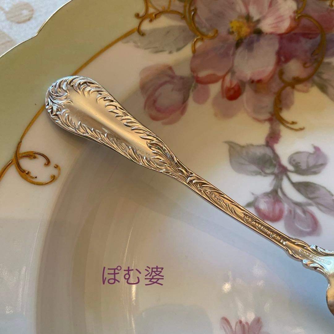 【米国／ドミニク＆ハフ】純銀 スターリングシルバー／アイスクリームスプーン ２本