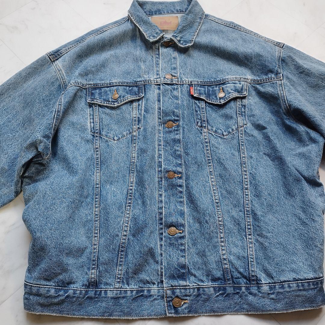 極美品　未使用級　アングリッド　ビックシルエットデニムジャケット　ブルー　25