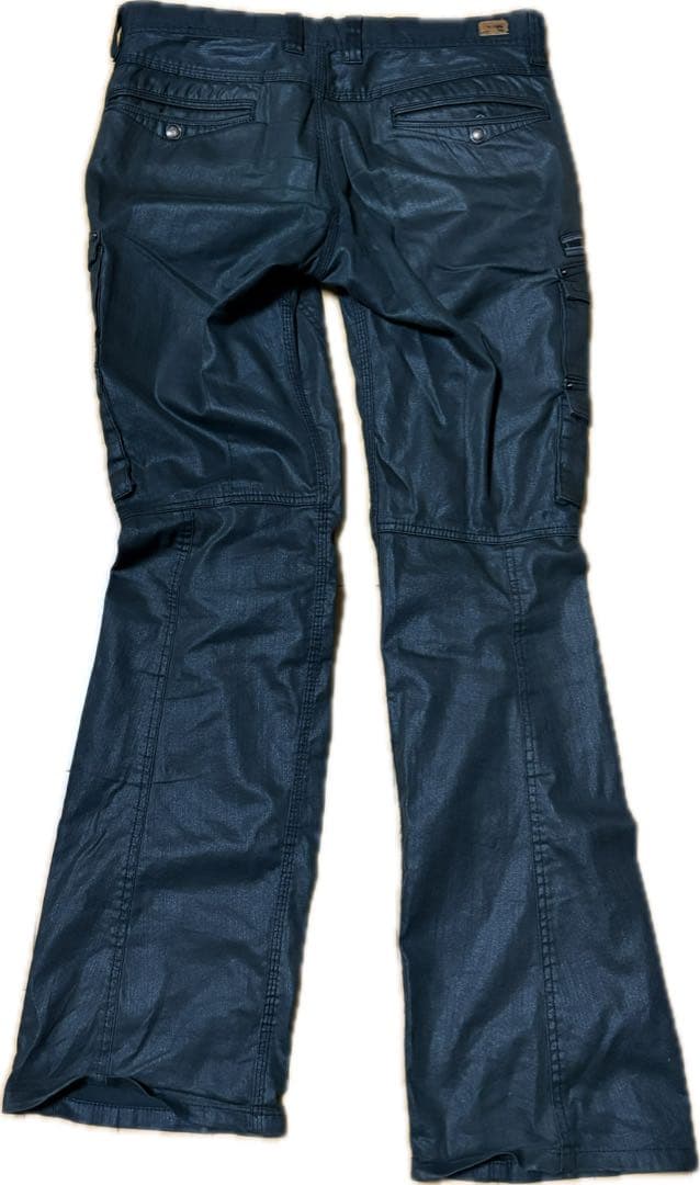 パンツ Y2K Archive Flared Cargo coating Pants