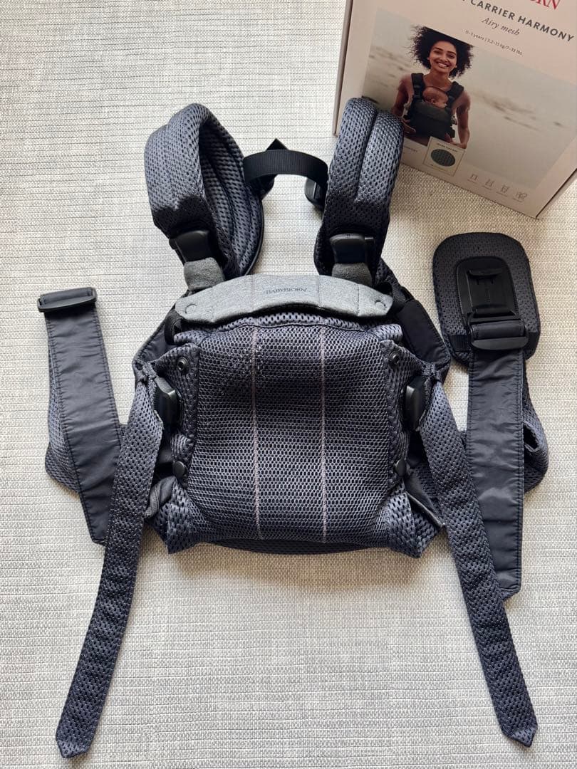 ベビービョルン ハーモニー ベビーキャリア 抱っこ紐 アンスラサイト　最上位
