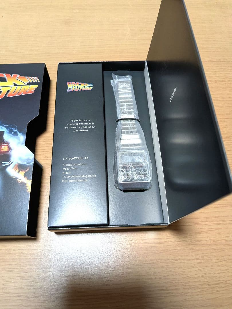 CASIOカシオCA-500WEBF-1AJR　バックトゥザフューチャー未使用品