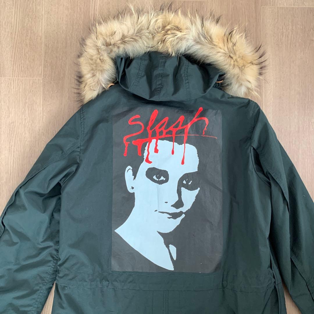 UNDERCOVER ファー付きダークグリーンモッズコート サイズ2