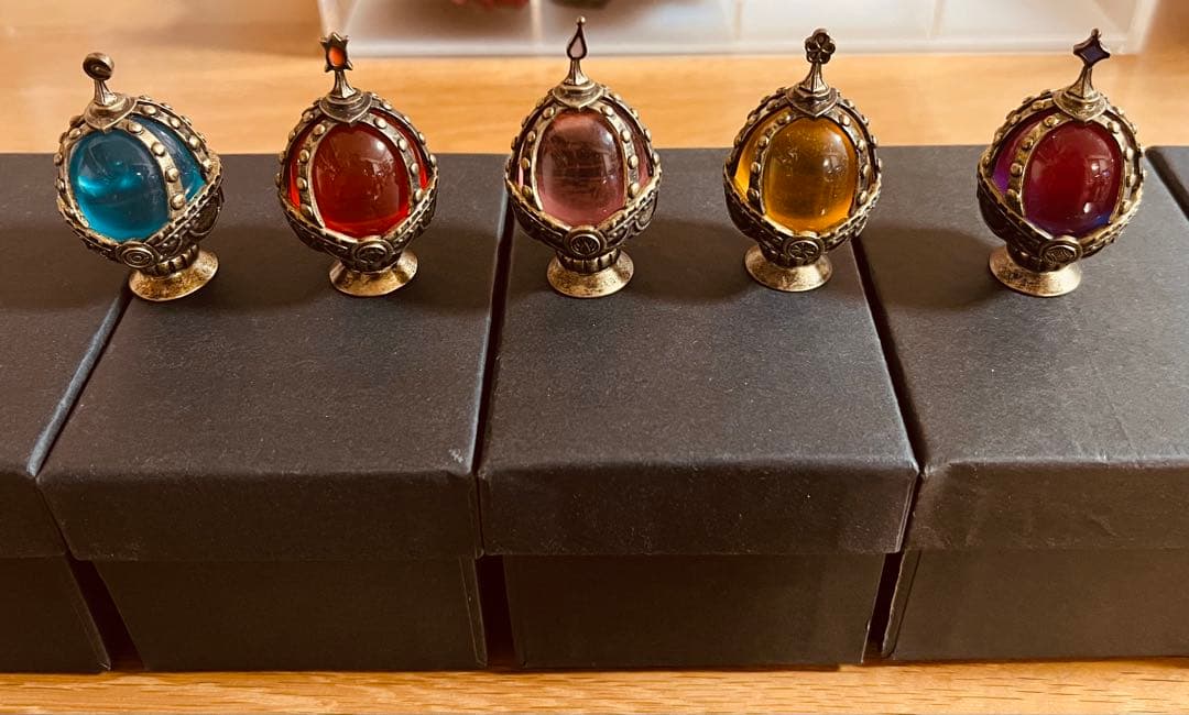 魔法少女まどか⭐︎マギカソウルジェム　真鍮ムービック製公式レプリカ　5個セット