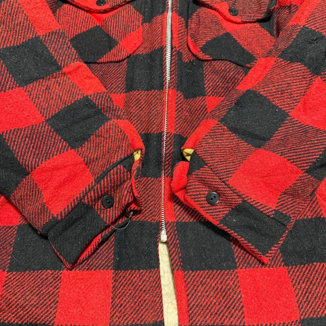 70s 80s Lakeshire USA製 バッファローウールジャケット L