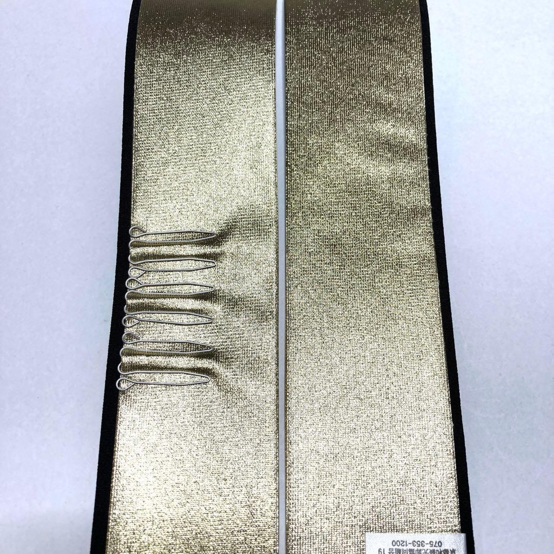 重ね襟　黒✖️金3枚、白✖️金３枚、白ラメ3枚合計9枚セット