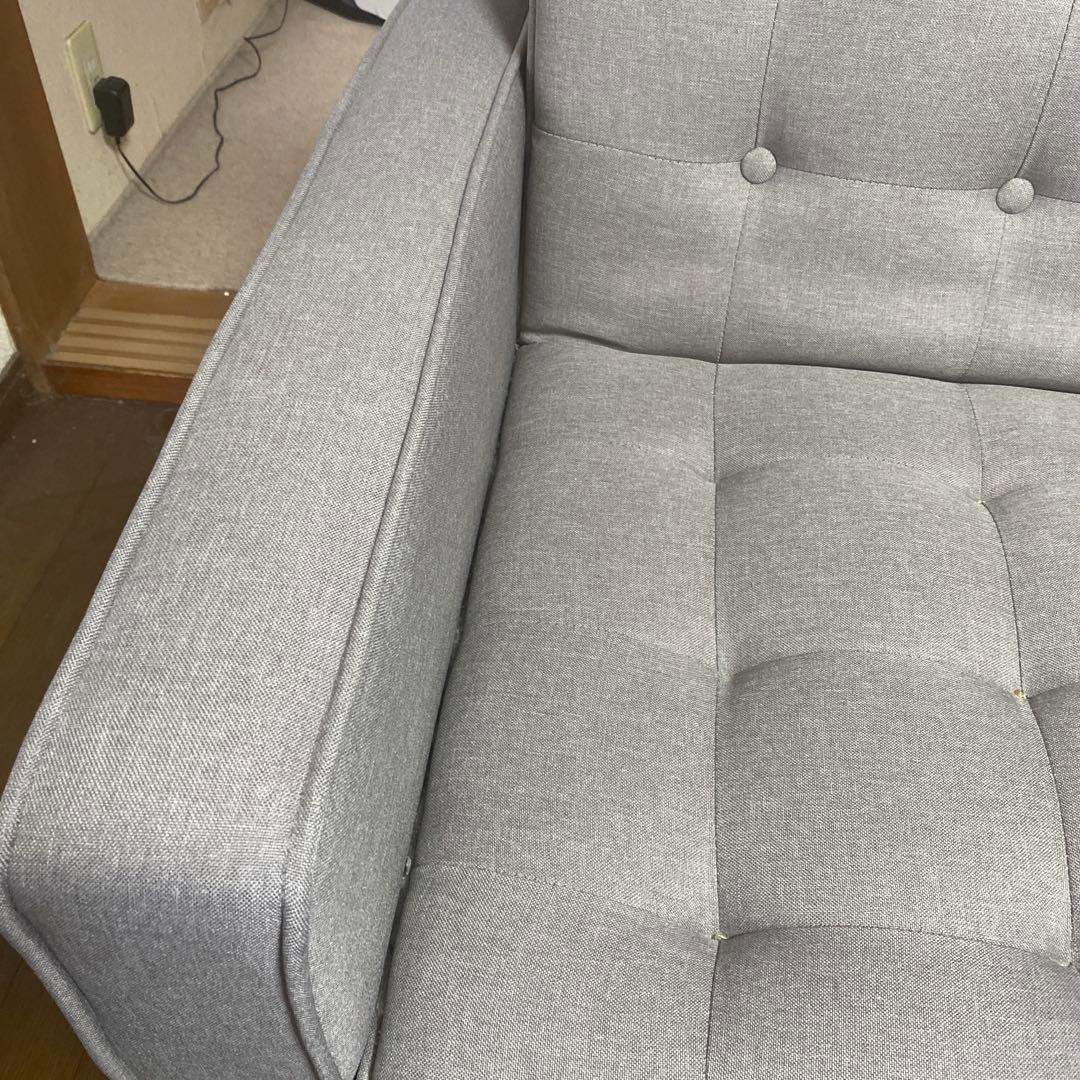 「美品」ニトリソファーベッド3人掛
