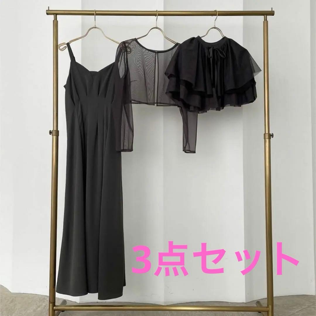 Dorry Doll ドリードール 3pieceマルチドレス ワンピース グレー