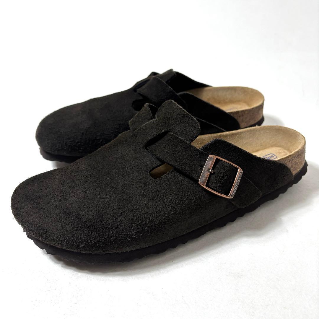 【極美品】ビルケンシュトック ボストン スエード モカ サイズ39 25cm