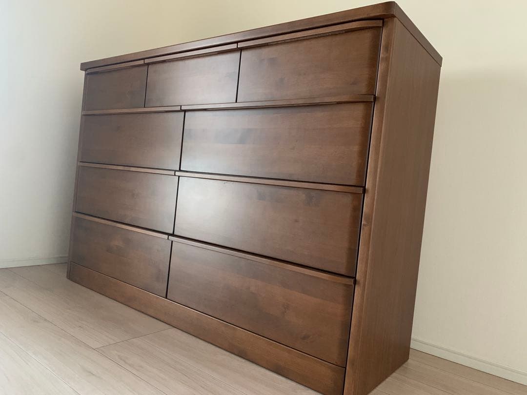 タンス　ローチェスト　ダークブラウン　日本製　箪笥