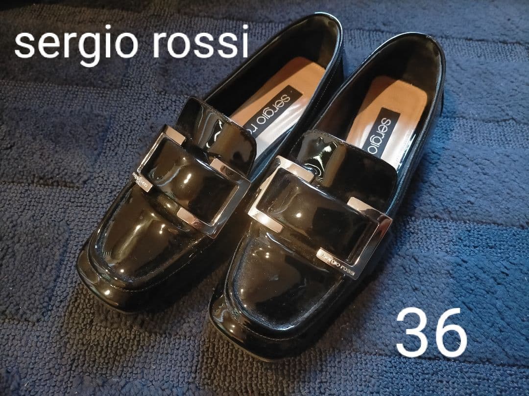 sergio rossi セルジオロッシ　パテントローファー36