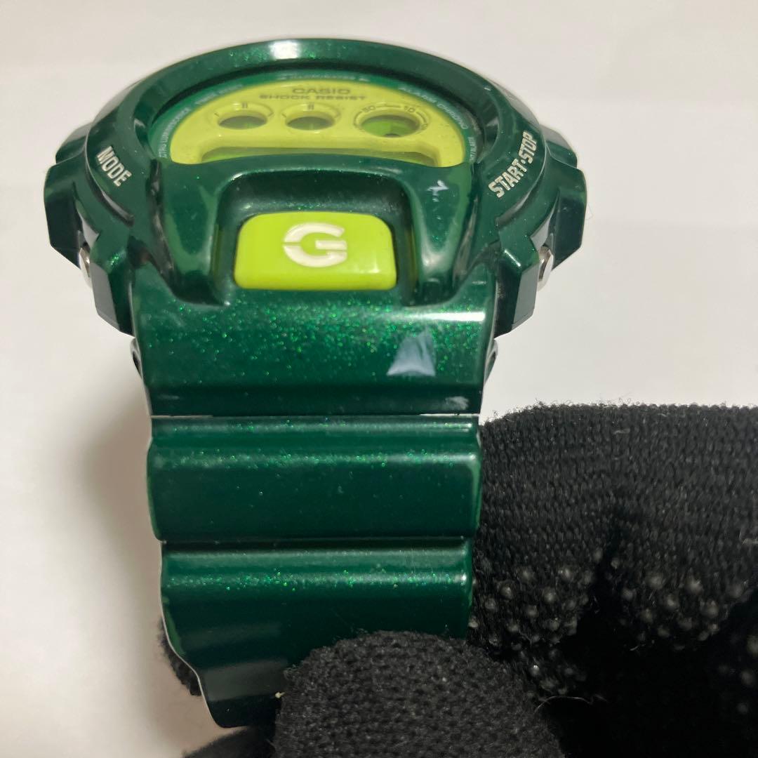 CASIO DW-6900CC-3JF クレイジーカラーズ　グリーン　傷あり