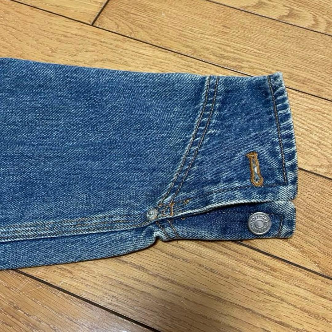 ポロ ラルフローレン ビンテージ 90s 白タグ デニム トラッカー ジャケット