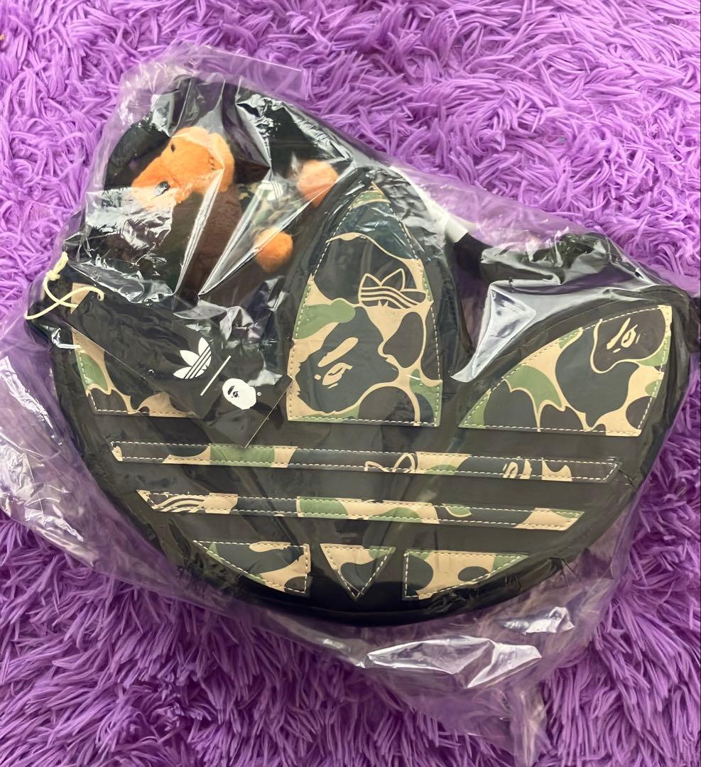 バッグ adidas bape TREFOIL SHOULDER BAG atmos