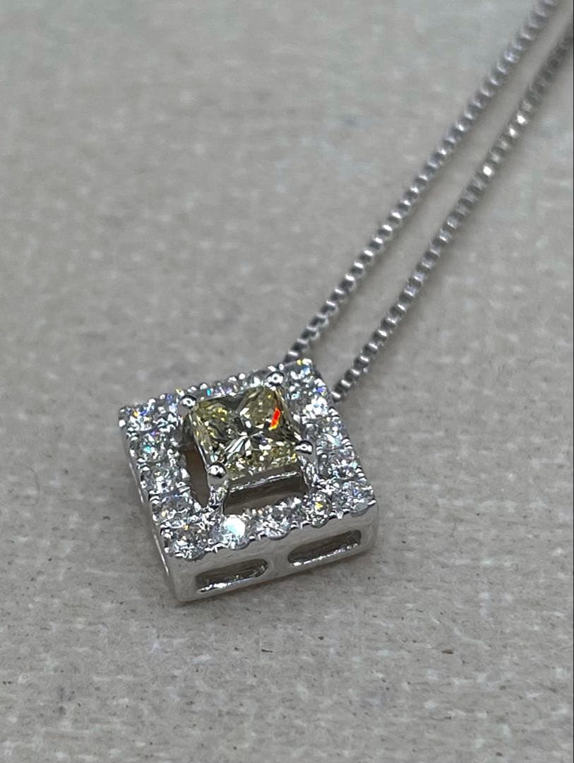 専用JA82★高級 ダイヤモンド0.5ct K18WG ペンダントヘッド