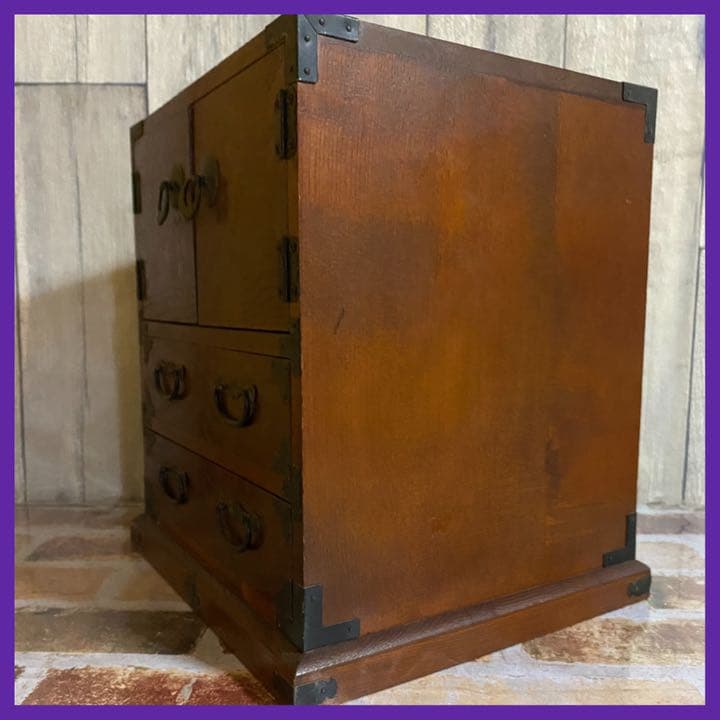 骨董品 アンティーク家具 昭和初期 昭和レトロ チェスト年代物 ミニタンス