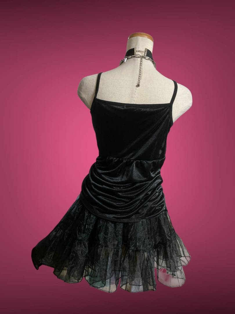 y2kサテンゴシック00s当時物平成姫ギャルランジェリーフェアリーグランジ小悪魔