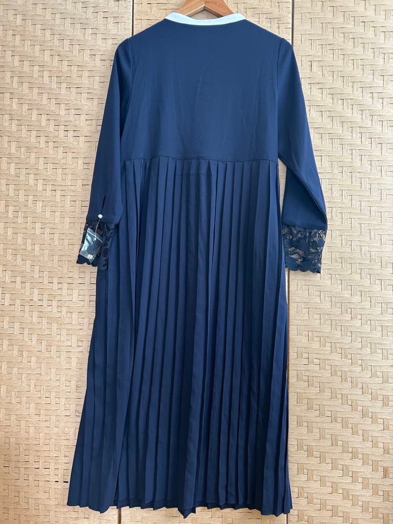 Maison Echelle メゾンエシェル　レースドッキングワンピース　M