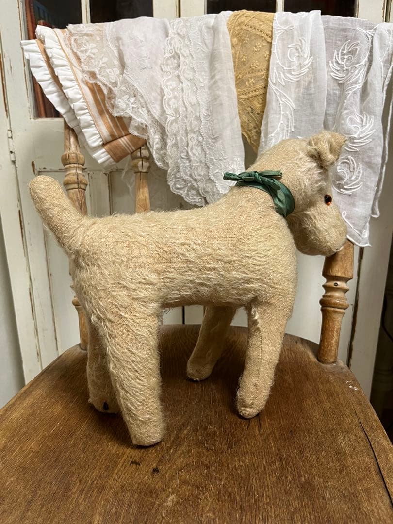 アンティーク　ヴィンテージ　テリア　ぬいぐるみ　犬　ベア　ドイツ