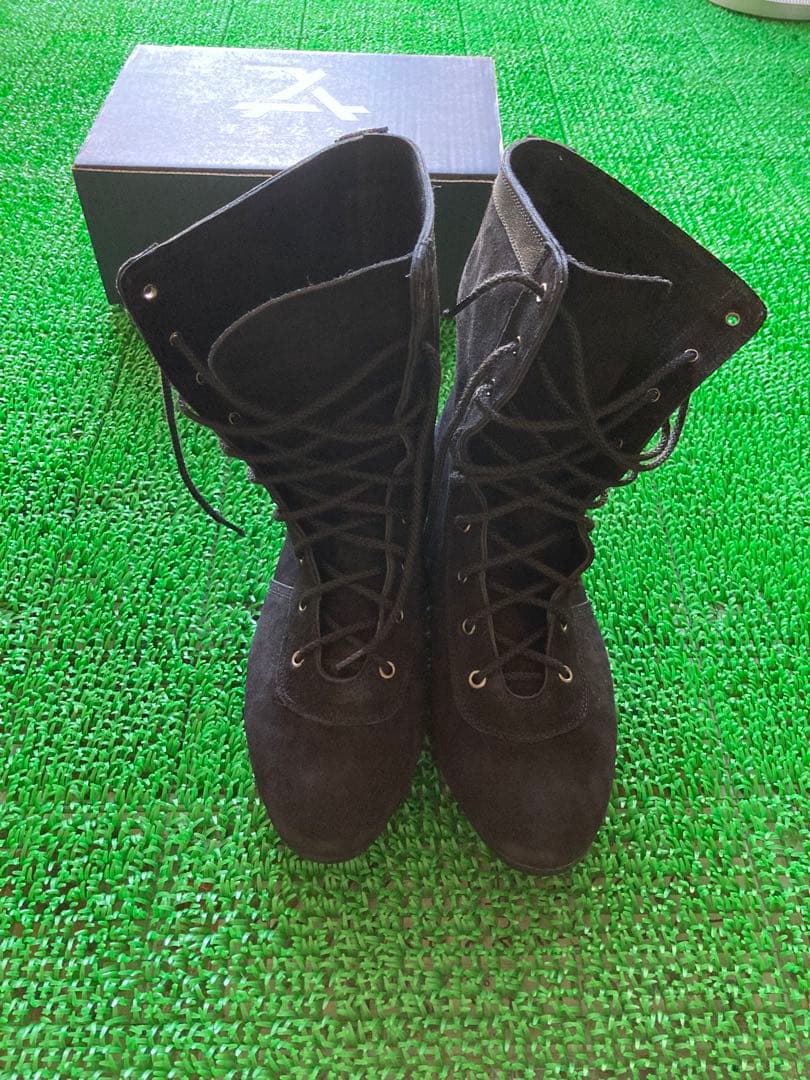 【あ】H-530RR アカジカ　特注安全靴　アテネオ　消防　競技用