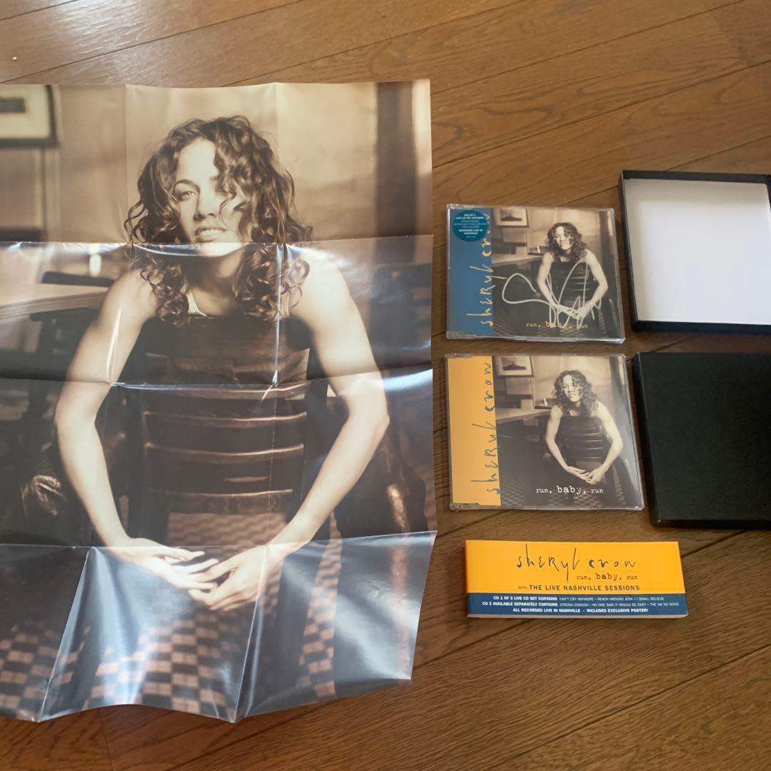 Sheryl Crow RUN BABY RUN LIVE CD 2枚サイン入
