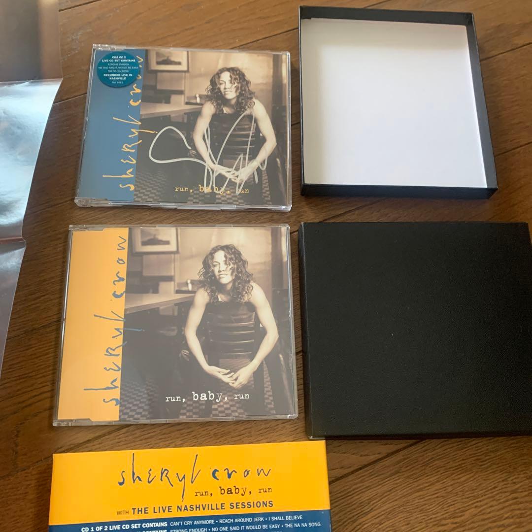 Sheryl Crow RUN BABY RUN LIVE CD 2枚サイン入