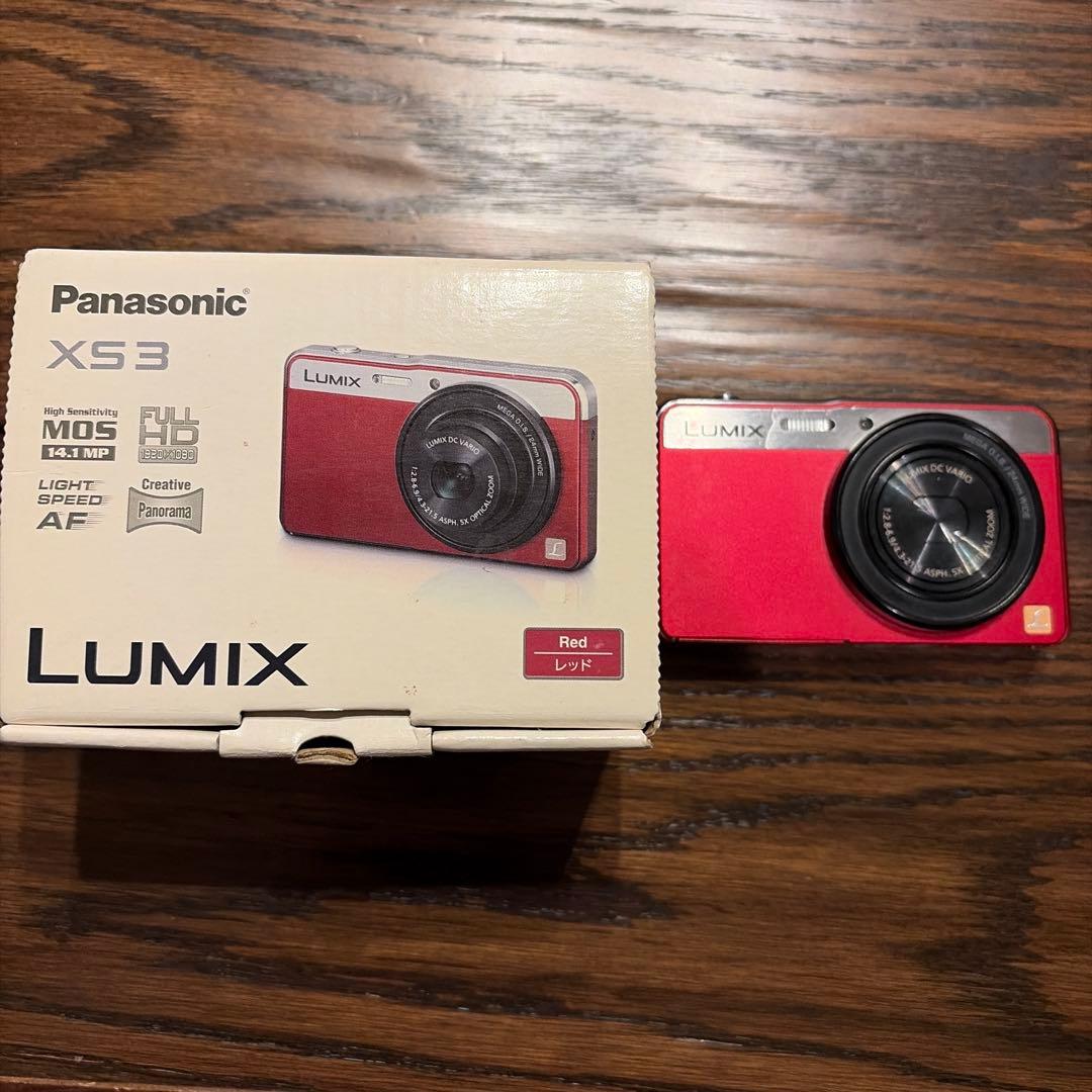 Panasonic LUMIX DMCーXS3 バッテリー デジカ説明書 箱付