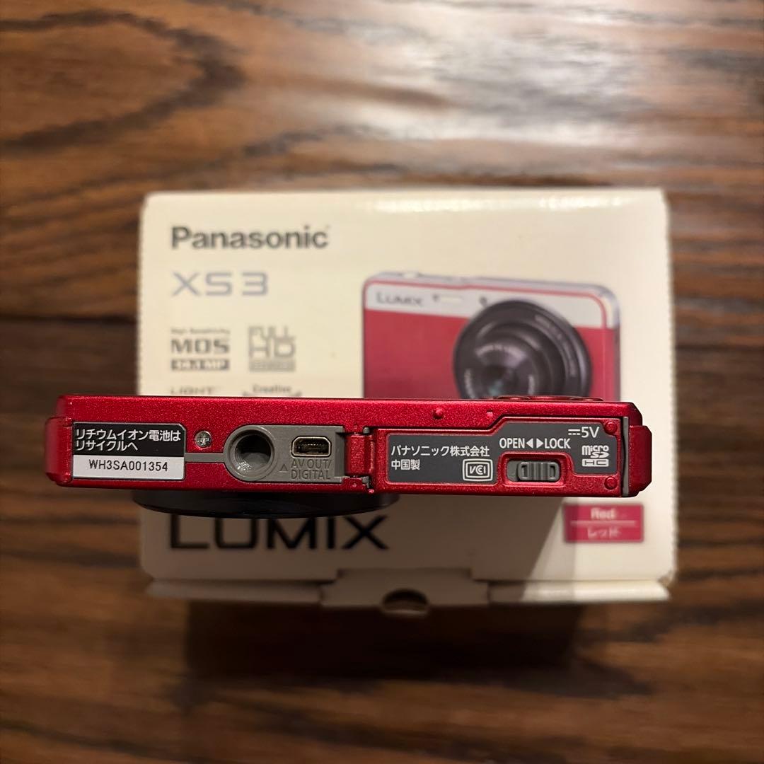 Panasonic LUMIX DMCーXS3 バッテリー デジカ説明書 箱付
