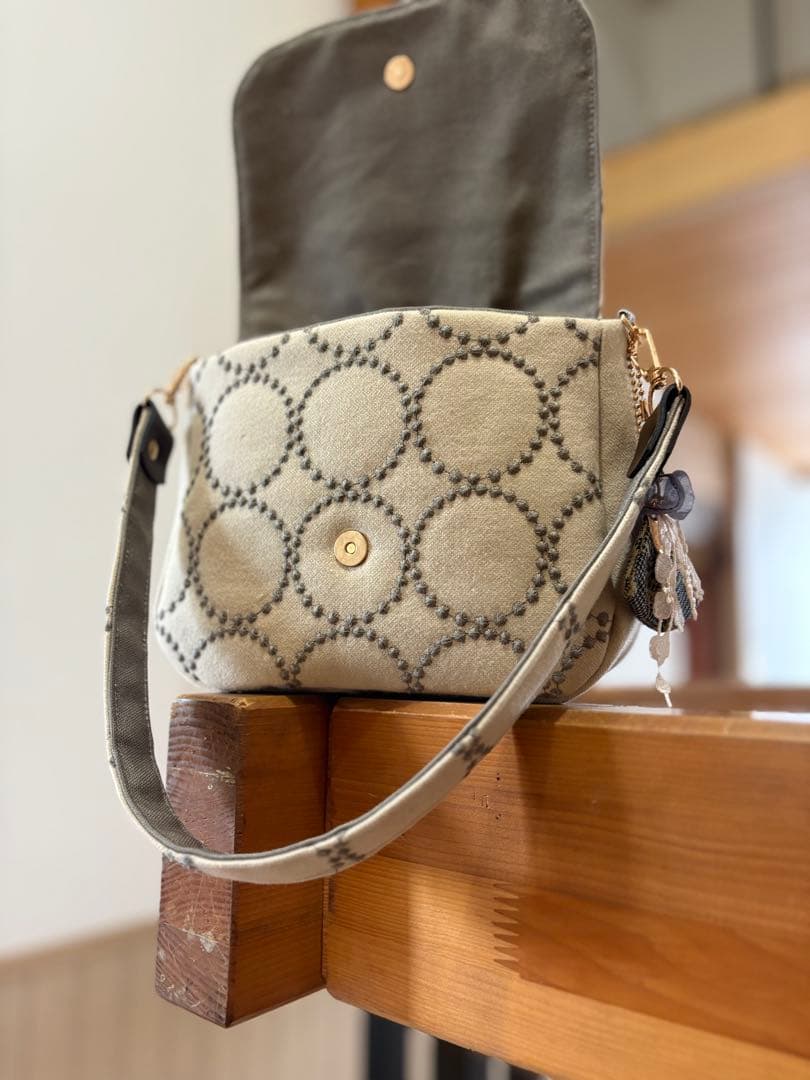 ミナペルホネン⚫︎ハンドメイド⚫︎ミディアムパン　肩ショルダー