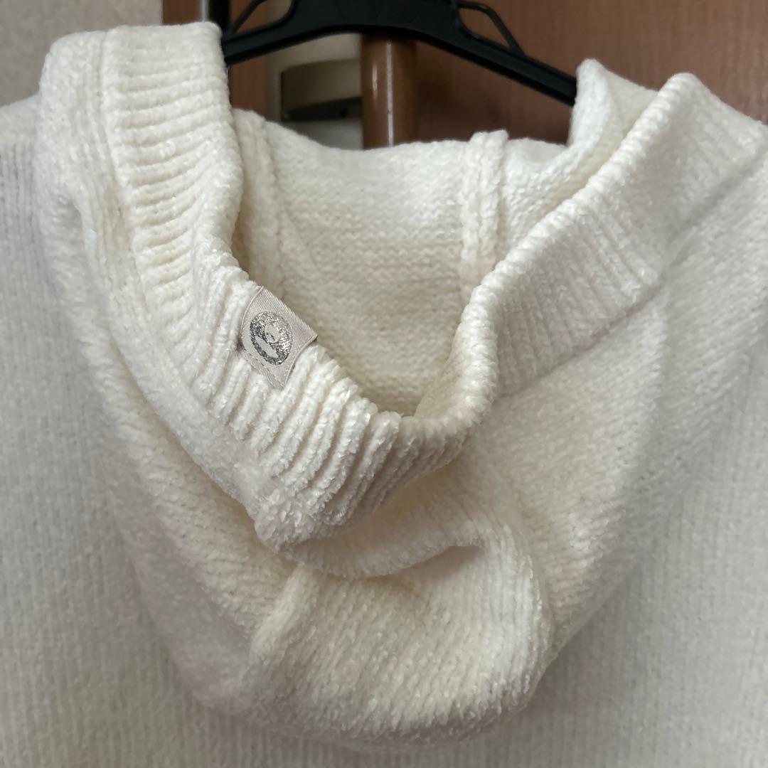 Aape 白フーディー(モール地)