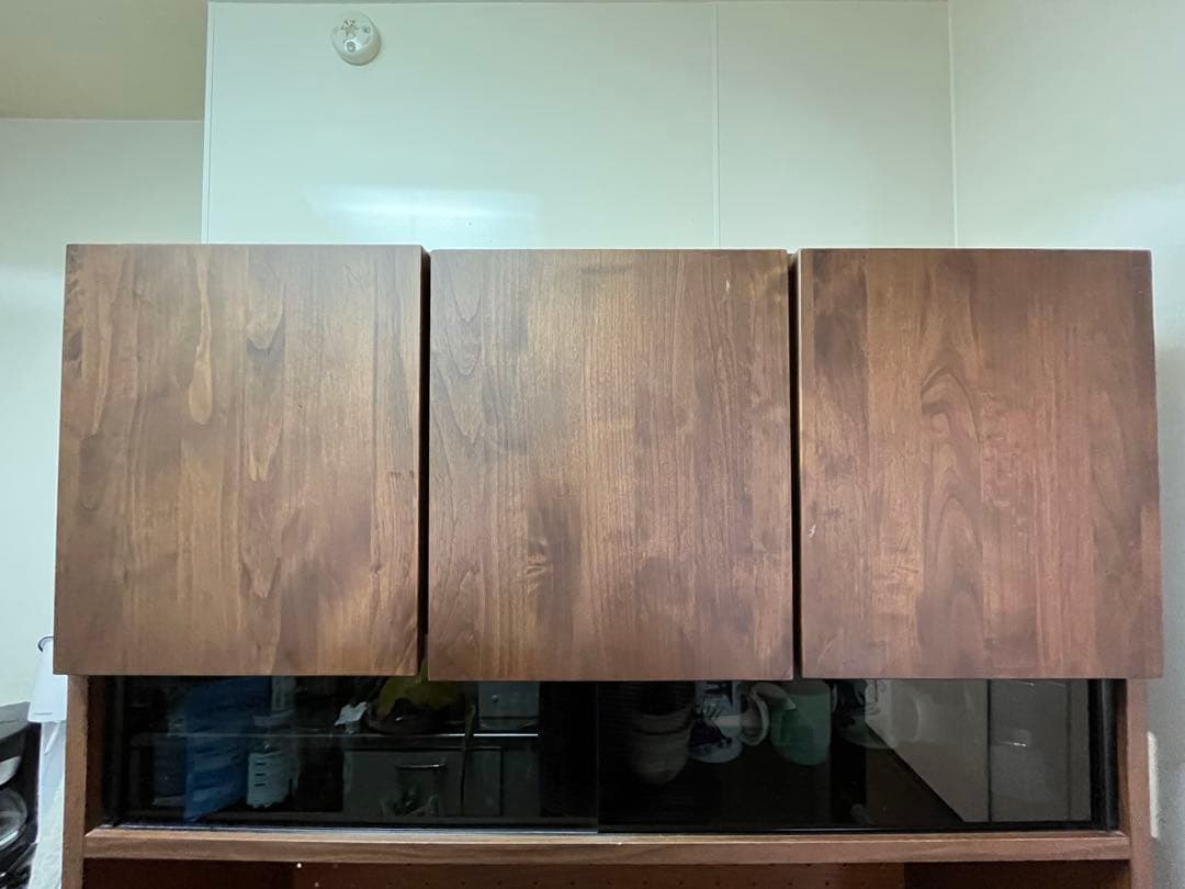 【5/19まで】ダークブラウン 食器棚　大川家具　東馬家具