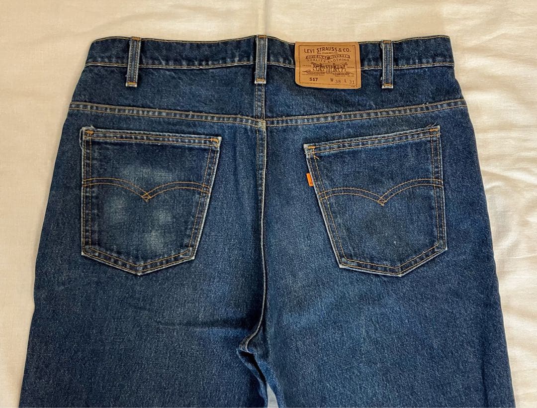 ヴィンテージ　90sリーバイス517 USA製　オリジナルレングス オレンジタブ