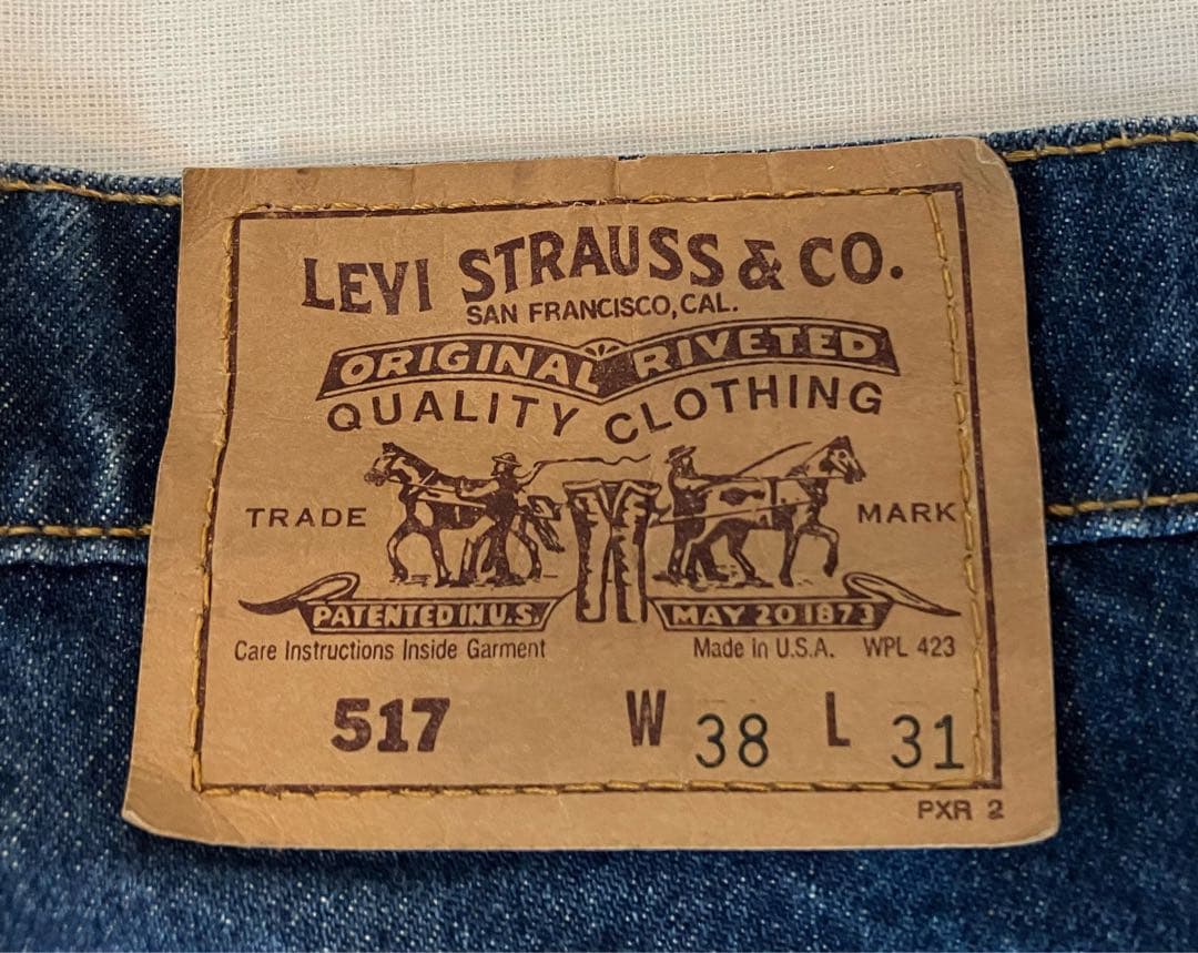 ヴィンテージ　90sリーバイス517 USA製　オリジナルレングス オレンジタブ