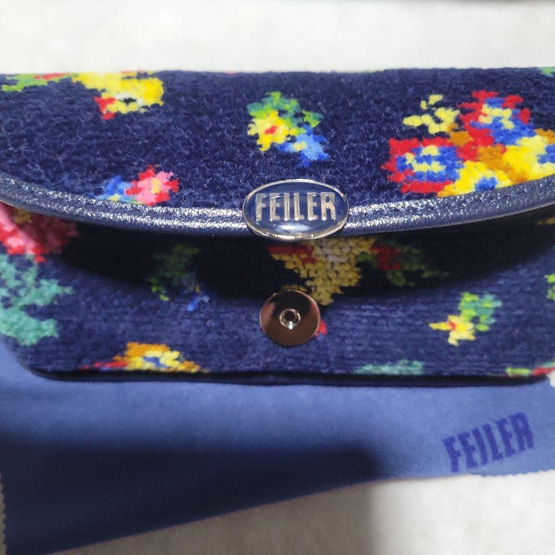 フェイラー ハイジ メガネケース ネイビー 新品未使用