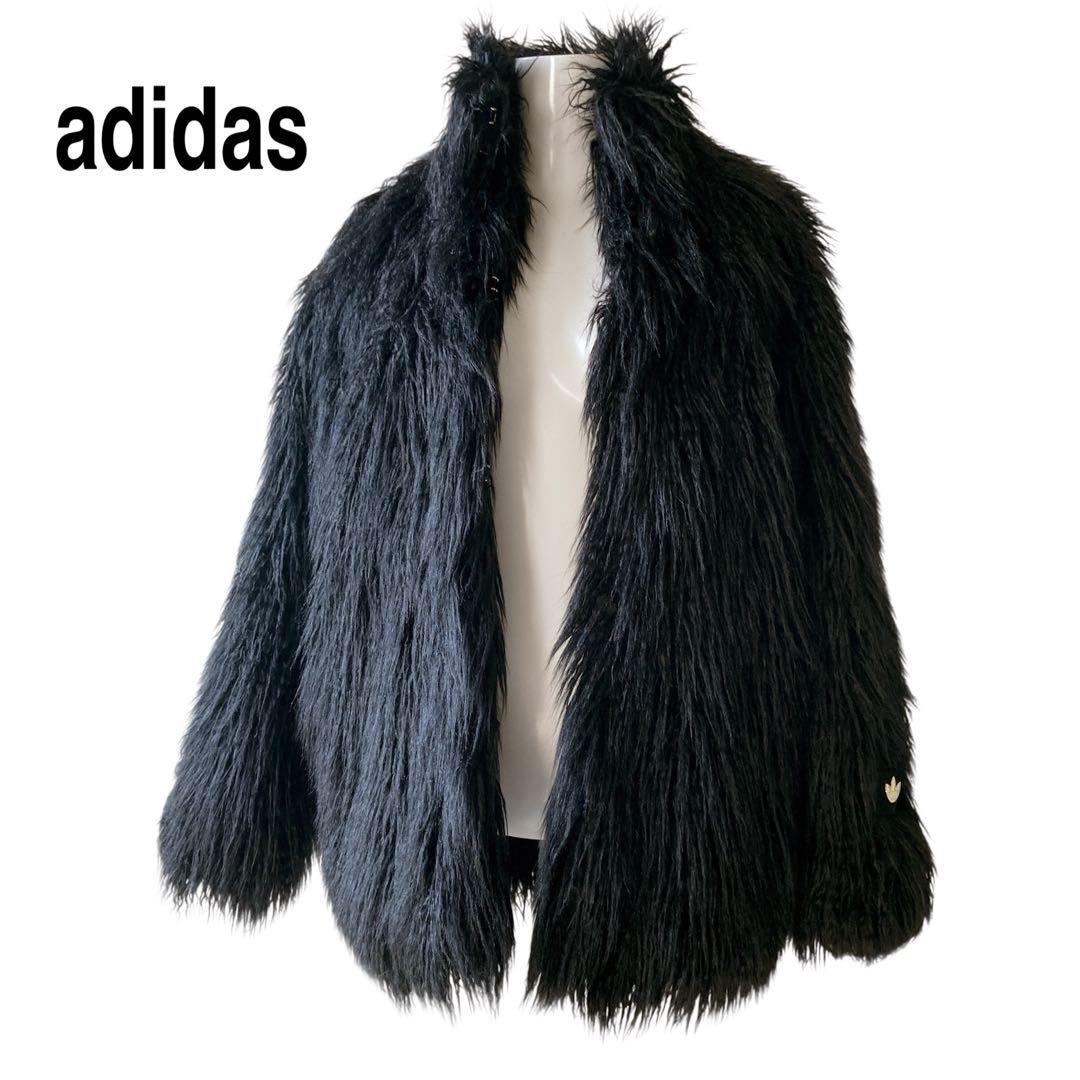 希少✨adidas Originals アディダス フェイク ファージャケット