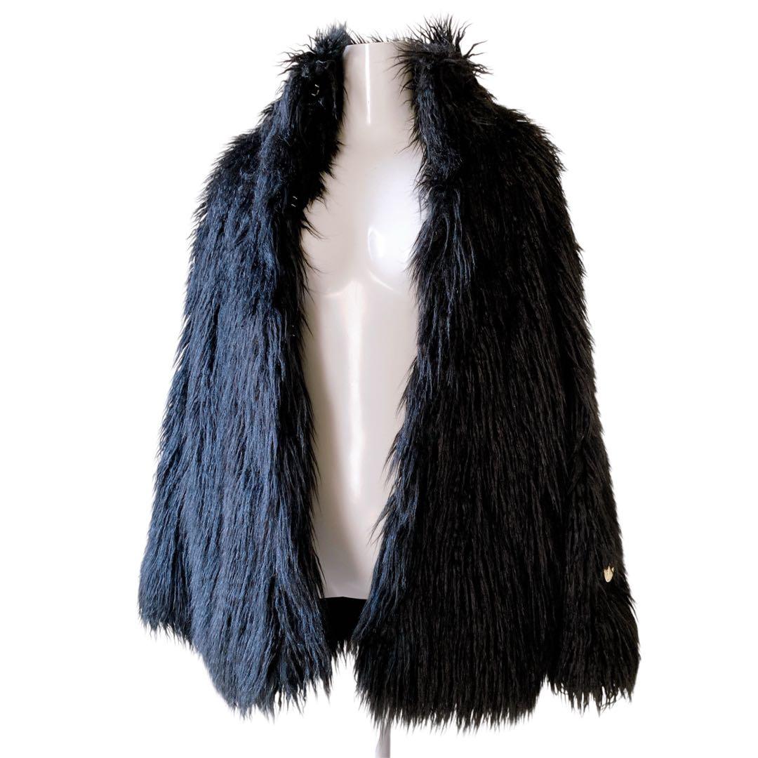 希少✨adidas Originals アディダス フェイク ファージャケット