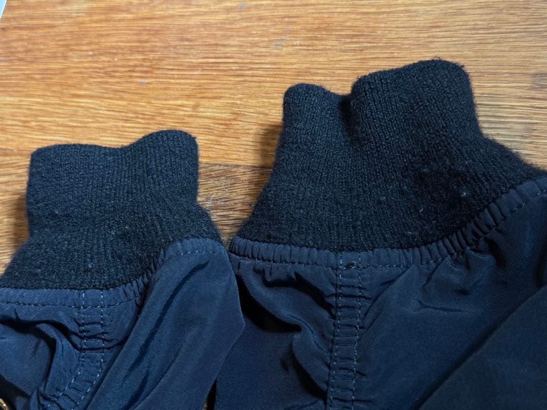 コムデギャルソンオム ネイビー 製品染ナイロンコート S 美品