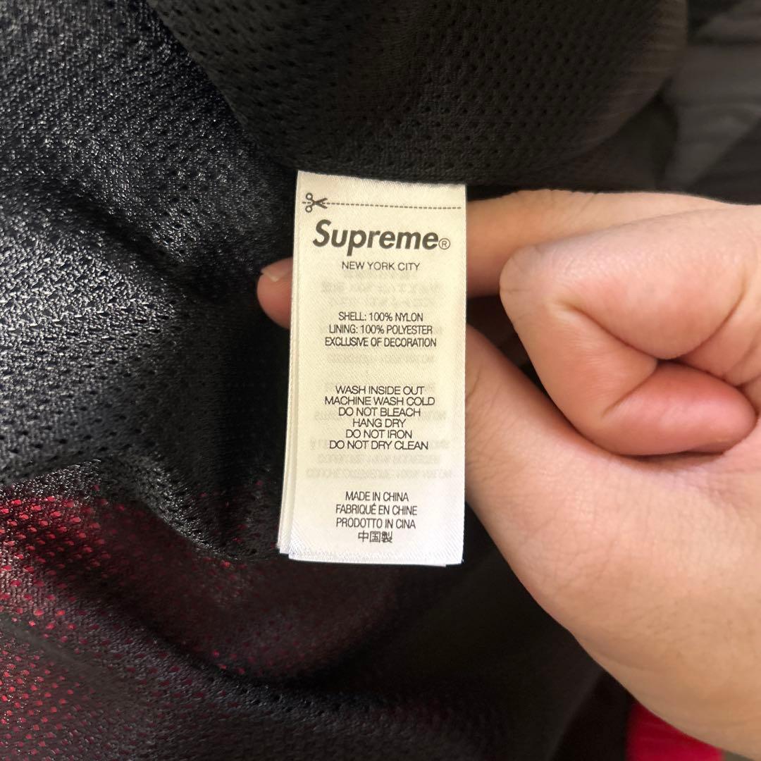 Supreme ストライプナイロンジャケット