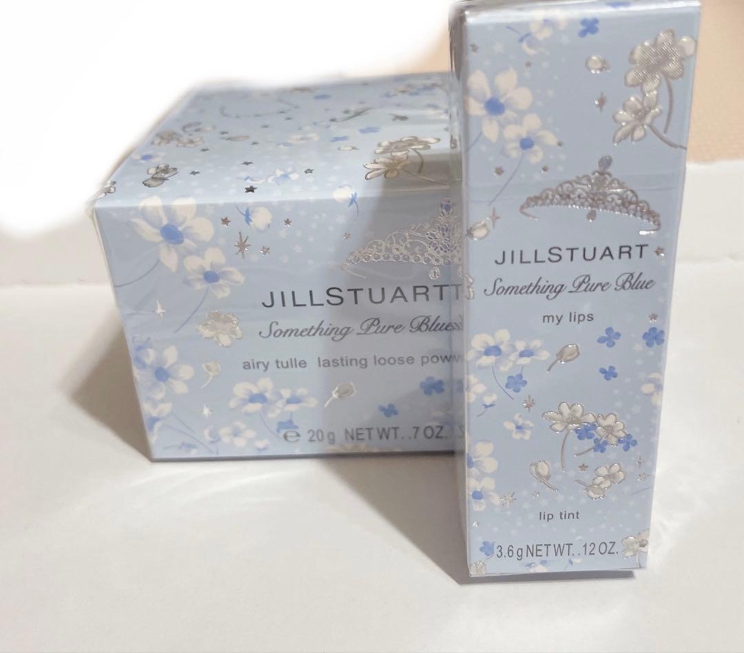 ジルスチュアート　サムシングピュアブルー　パウダー　マイリップス　ネイルオイル