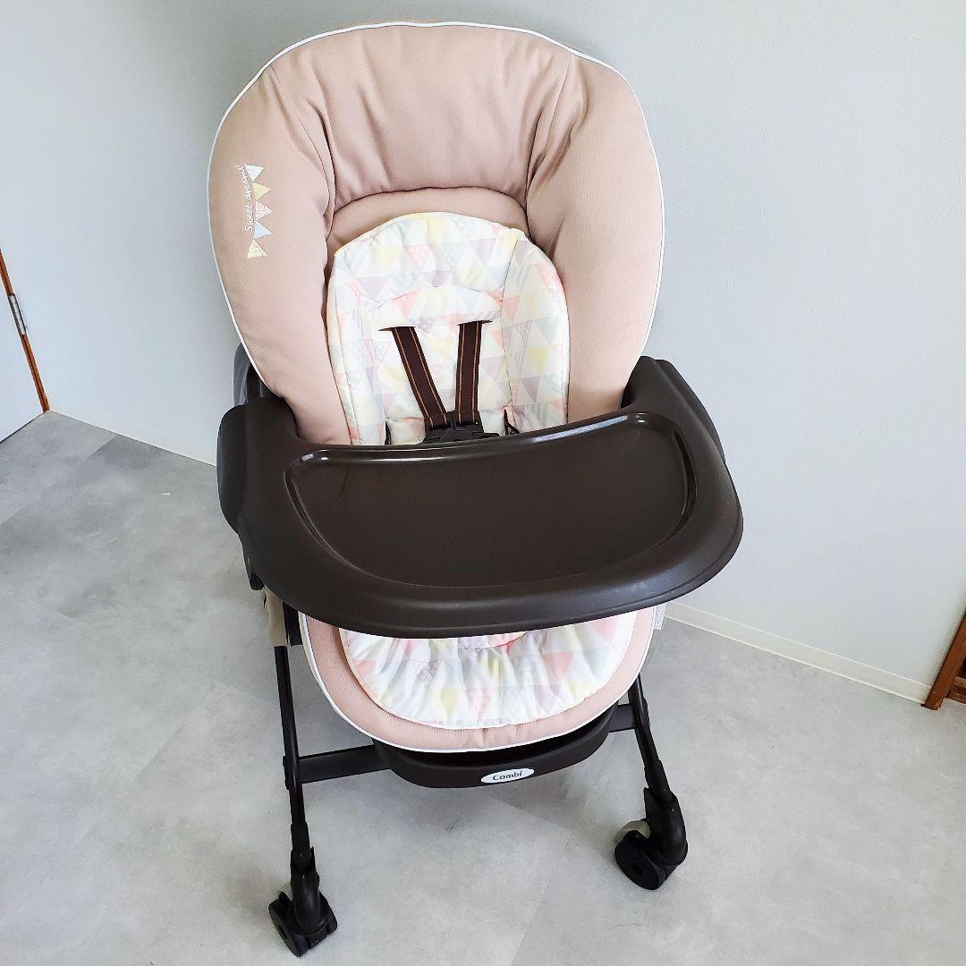 Combi コンビ ネムリラ4キャス ハイローチェア SWINGlotta 手動